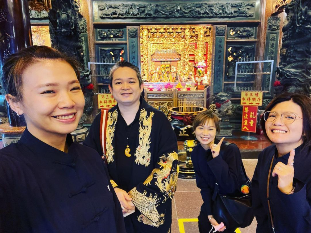 烘爐地土地公，我來了！財神殿很莊嚴，受邀舉行新年祈福，很感動感恩啊！